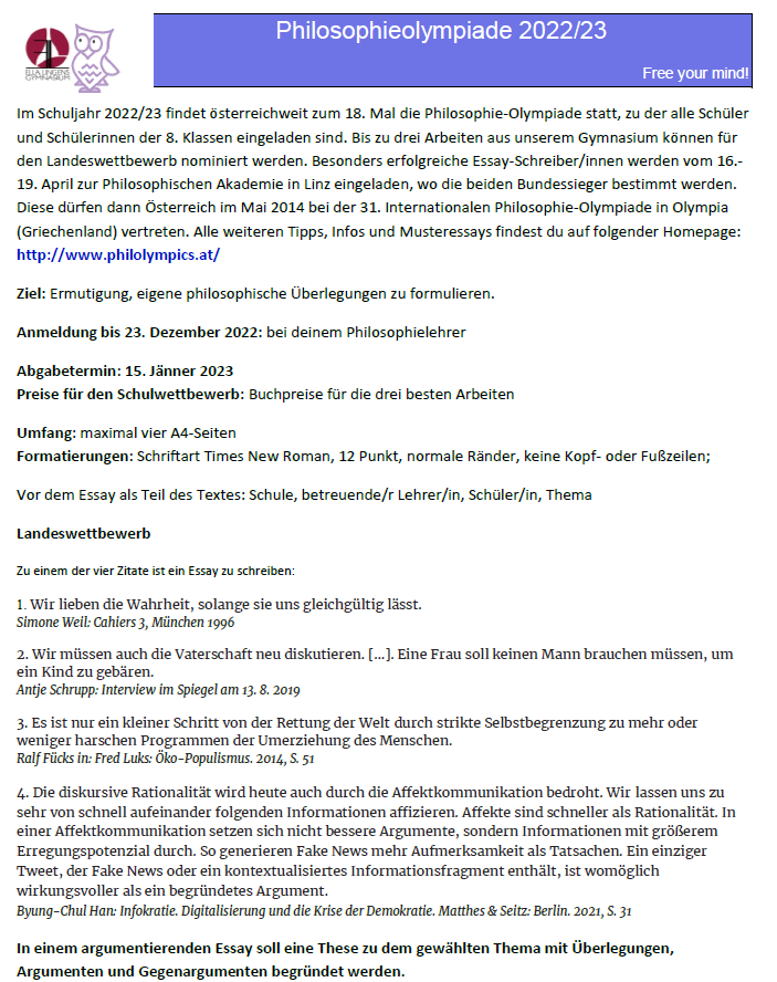 Philosophieolympiade